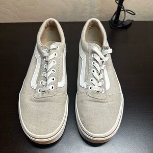 Cream Vans size 8 men's